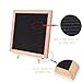 Veliis Felt Letter Board with Tripod Stand, 10 x 10 Oak Frame Changeable Wooden Message Board Signs- Hundreds of White Plastic Letters Numbles Symbols Emojis, Wall Mount, Storage Bag, Perfect gift