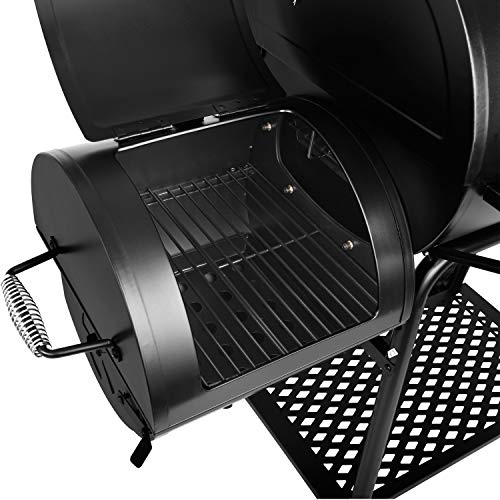 Royal Gourmet CC1830F Charcoal Grill with Offset Smoker, Black Our