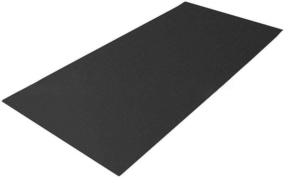 mysticall Treadmill Mat, Folding Exercise Equipment Pad Gym Workout Floor Mat High Density Fitness Equipment Mats, Exercise Bike Mat, Jump Rope Mat, Yoga Mat, 23.6" x 70.8"