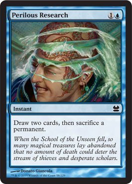 Magic: the Gathering - Perilous Research (58) - Modern Masters