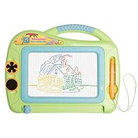 HONGKIT Magna Doodle Board Toys for 2-6 Years Old Girls,Color Magnetic Drawing Board Sketch Toy for 3-6 Years Old Kids As Birthday Gift for 2-6 Years Old Girls Toddlers(Green-M)