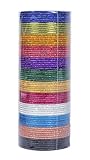 Indian Bollywood Fashion 12 Colors Plain Bangle Box Partywear Ethnic Jewelry