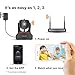 Faleemi 1080P Full HD Pan/Tilt Wireless WiFi IP Camera, Security Camera with Two Way Audio, Night Vision/Memory Card Slot/Plug/Play for Baby/Elder/Pet/Nanny/Garage/Office Monitor FSC880