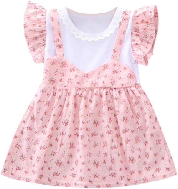 Amazon Co Jp Lieteuy 子供服 ベビー服 女の子 ワンピース 花柄 お散歩 女の子 可愛い 旅行 ジュニア キッズ服 赤ちゃん服 子供ドレス 小学生 ガールズドレス 週末 ガールズ洋服 寝間着 保育園 お出かけ プリンセススカート 女の子服 服 ファッション小物