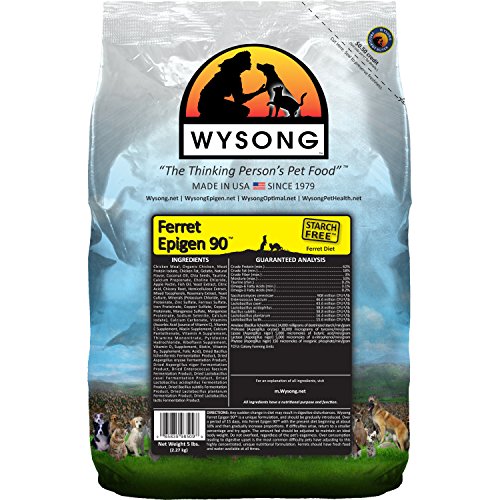 Wysong Ferret Epigen 90 - Starch Free Dry Natural Food for Ferrets, Brown, Model Number: WDFE905