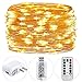 HSicily Fairy Lights Plug-in, 33ft 100 LED Twinkle String Lights with Remote Timer - 8 Modes for Bedroom, Christmas, Thanksgiving, Patio, Wedding, Party & Indoor/Outdoor Decor
