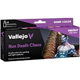 Vallejo - Non-Death Chaos Acrylic Paint Set | Game Color | Fantasy Color Series Miniature Model Kit for a High Pigment Matte Finish | 8 Bottles x 18 ml. (0.60 fl.oz)
