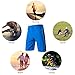 TOMSHOO Men's Baggy Cycling Shorts Breathable Loose-Fit Mountain Bike Shorts Outdoor Sports MTB Cycling Running Half Pants