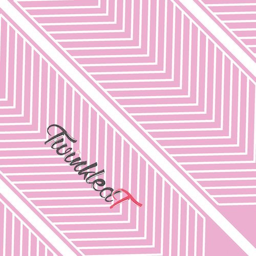 Single Chevron Nail Vinyls By Twinkled T - 1 Sheet of 100 Vinyls