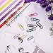 Outus 28 mm Colored Paper Clips Small, 6 Colors, 600 Pieces