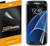[2-Pack] Supershieldz for Samsung Galaxy S7 Edge Screen Protector [Full Screen Coverage] Anti-Bubble High Definition Clear Shield -Lifetime Replacements Warranty - Retail Packaging