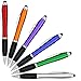 F-color Black Ink 2 in 1 Ultralight Capacitive Stylus & Ballpoint Pen Dual Designed for Touch Screen, such as iPhone 6, iPhone 5, iPad, iPod, Android,Samsung Galaxy S6, HTC One M9, LG, Sony, Tablet