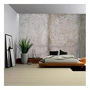 Old Grunge Obsolete Wall - Removable Wall Mural | Self-Adhesive Large Wallpaper - 66x96 inches