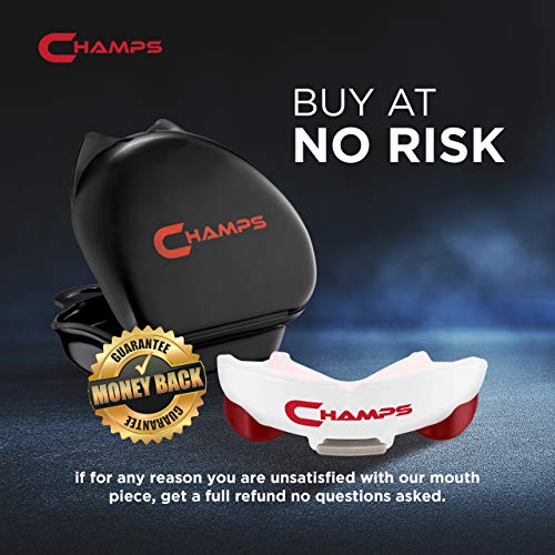 Breathable Mouthguard for Boxing, Jiu Jitsu, MMA, Muay Thai, Sports, and Wrestling. Easy Fit Boxing Mouthguard Super Tough MMA Mouthguard. Combat Sports Mouthpiece (White, Ages 10 and Above) - Thumbnail 7