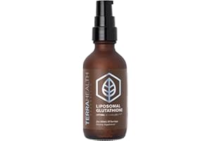 Terra Health Essentials - Liposomal Glutathione - Supports Immunity, Skin, Hair, and Healthy Aging - Maximum Absorption Glutathione Supplements - 30 Day Supply