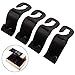 Car SUV Back Seat Headrest Hanger Storage Hooks -CIKIShield Purse Handbag Grocery Bag Holder(Black -Set of 4)