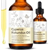 Cyperus Rotundus Oil, Natural for Reducing Body Hair Growth, Cyperus Rotundus Oil for Hair Removal, Reduces Unwanted Hair Growth, Reducing Body Hair Growth, Shrink Pores - 2.02 Fl Oz