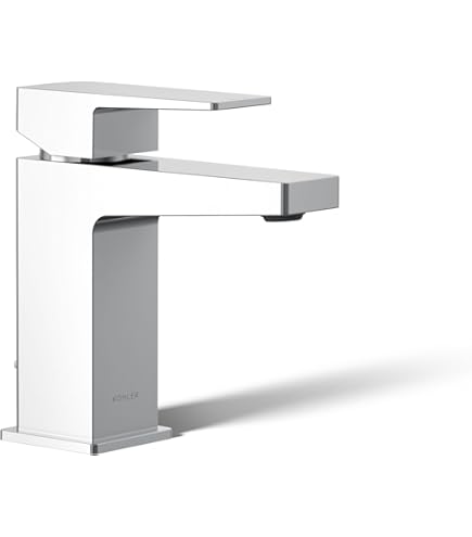 Kohler 27389-4-bn Simplice - Grifo Para Lavabo De Baño, 1 Ag Negro