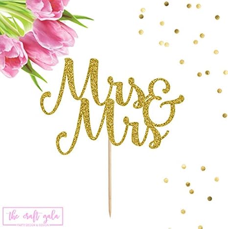 Mrs Et Mrs Pour Gateau De Mariage Decorations Pour Gateaux Lesbienne Gay Lesbian Mariage De Gateau Decor Love Wins Meme Sexe Topper Amazon De Kuche Haushalt Wohnen