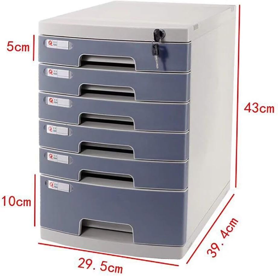 Lw Magazine Rack File Cabinet Flat File Cabinet 6 Layers Drawer Organizer Eco Friendly Dark Gray Plastic Lockable Amazon Co Uk Kitchen Home