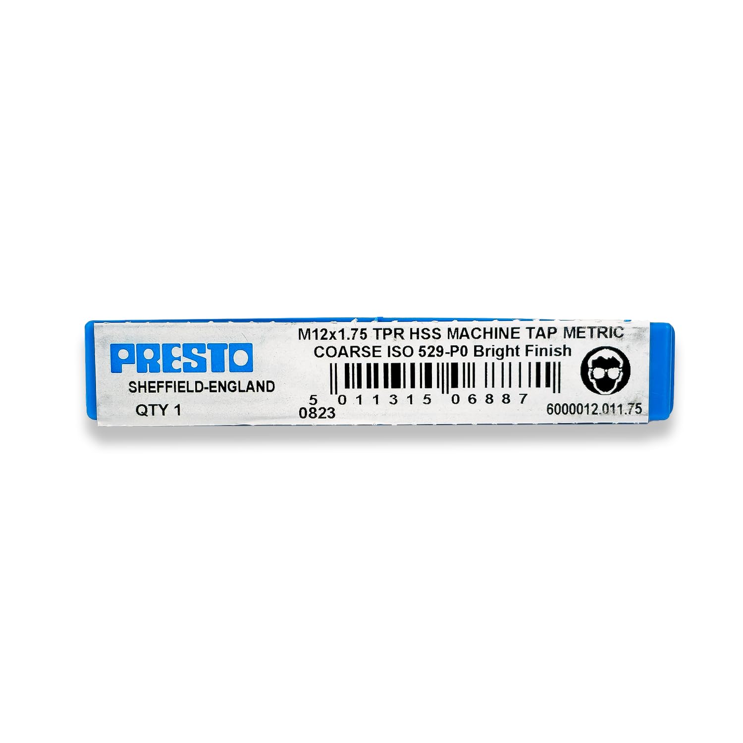 Presto 6000012.011.75 M12x1.75 Metric Coarse Hand Tap - First/Taper