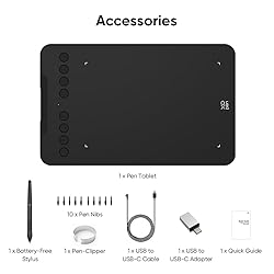 XPPen Updated Deco Mini7 V2 Drawing Tablet-16384