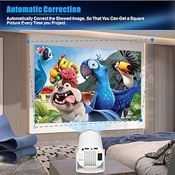 Portable Projector 4K WiFi 6 BT 5.2 Upgraded