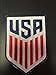 USA Fifa World Cup Soccer Iron on Patch Crest Badge ... 2.5 X 2.25 Inches ... New