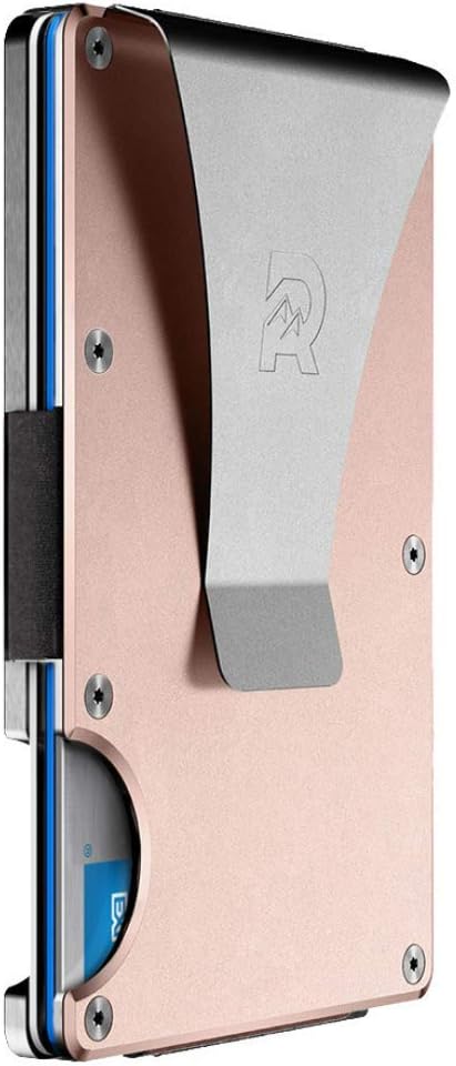 Ridge Wallet for Men, Slim Minimalist Compact Wallet and Card Holder