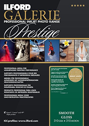 ILFORD 2001736 GALERIE Prestige Smooth Gloss - 11 x 17 Inches, 25 Sheets