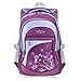 Vbiger Girl's & Boy's Backpack for Middle School Cute Bookbag Outdoor Daypack (Purple 1)
