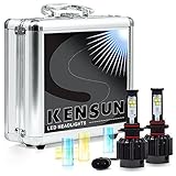 Kensun New Technology All-in-One LED Headlight Conversion Kit (from HID or Halogen) with Cree Bulbs - 9005 (9011)- 30W 3000LM x2 - 2 Year Full Warranty