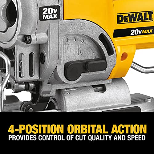 DEWALT 20V MAX Jig Saw, Cordless (DCS331M1) Pricepulse