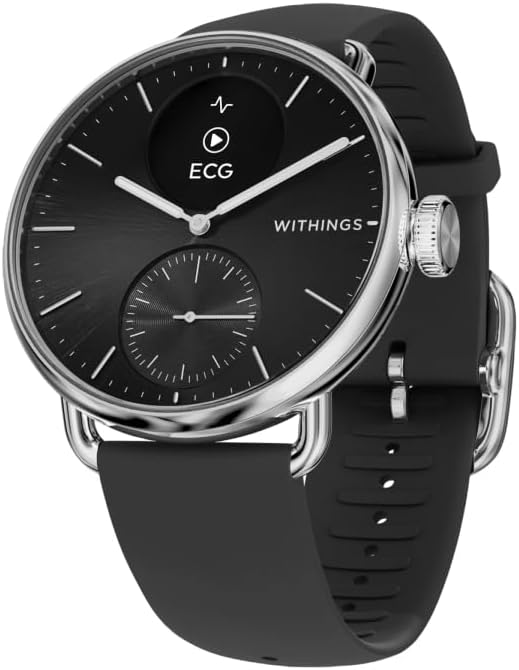 Withings ScanWatch 2 Hybrid Smartwatch ECG SpO2 Sleep 35 Day Battery 38mm