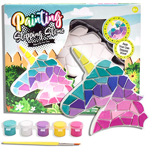 Eduzoo Paint Your Own Stepping Stone Art and Craft Painting Kit, DIY