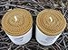 100% Beeswax Pillar Candles - Set of Two - 4