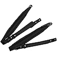 YUNNLEZT Accordion Strap Padded Bass Accordion PU Leather Shoulder Harness Straps Adjustable Belt for 16-120 Bass Accordion Musical Instrument Accessories