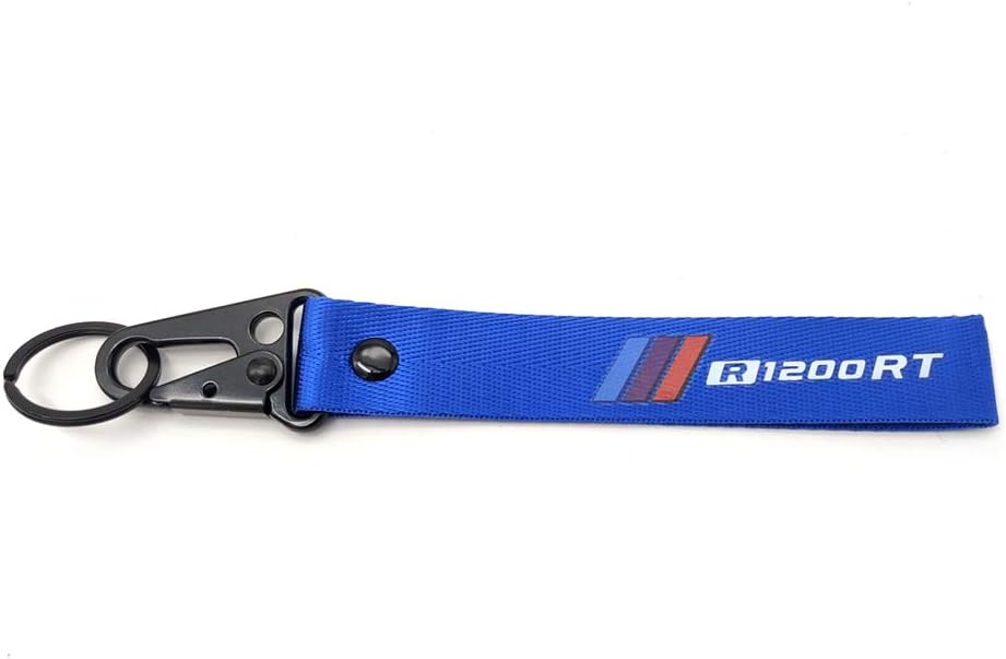 keevao Holder Chain Collection Keychain for BMW GS ADVENTURE R1200R R1200RT R1200GS R1200GS ADVENTURE Motorsports Motorcycle Badge Keyring (R1200RT Blue)