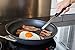 Bizanzzio Slotted Turner - Stainless Steel & Silicone Spatula in Black - High Quality Cooking Utensil