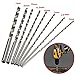 8 Pcs 200mm Extra Long Twist Drill Bits for Steel Straight Shank Tool Sets Wood Plastic and Aluminum, Plastic, Jewelry 2mm - 7mm