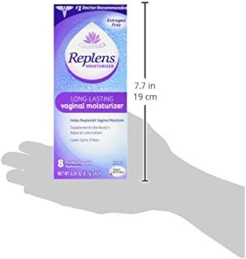 Replens Long-Lasting Vaginal Feminine Moisturizer 8 Prefilled Applicators: Health & Personal Care
