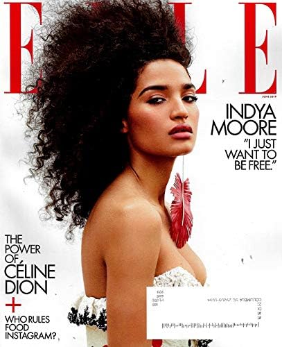 ELLE Magazine June 2019 INDYA MOORE Cover, Celine Dion