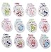 RATIVE Newborn Baby Cotton Gloves Sleep Sleeping No Scratch Mittens Mitts Set for 0-6 Months Boys Girls (12 Pairs/Funny-gartoons)