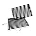 onlyfire Porcelain Enameled Steel Replacement Cooking Grill Grid Grates Fit Weber Spirit Genesis Grills, Lowes Model Grills