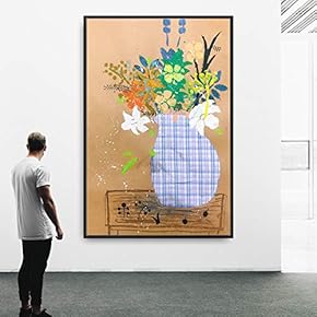 Framed Canvas Wall Art Flowers Canvas Prints Home Artwork Decoration for Living Room,Bedroom - 16x24 inches