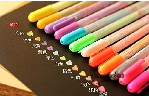 6 Pcs/lot DIY Water Color Gel Pens for Sketching, Painting and Drawing for Diary Decoration Kids, Scrapbooking - Office and Student Stationery