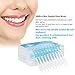 Anself 200PCS Dental Floss Interdental Brush Teeth Stick Toothpick Soft Silicone Double-ended Tooth Picks