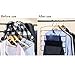 Corodo Black Pants Hangers 3 Pack, No Slip Multi Pant Hanger for Jeans Trousers, Skirts, Scarf, 5 Tier Swing Arm Pant Rack