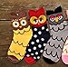 Deer Mum Lady Cute Owl Design Casual Socks