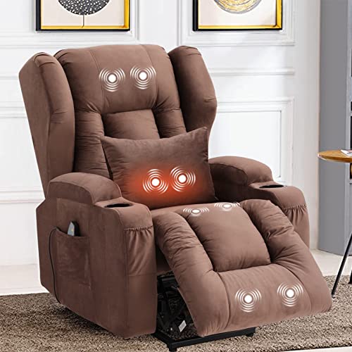 IPKIG Power Recliner Chair for Elderly with Massage Heated